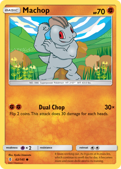 Pokemon Guardians Rising Machop - 62
