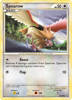 Pokemon HS—Unleashed Spearow - 62
