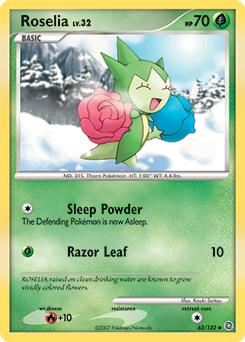 Pokemon Secret Wonders Roselia - 62