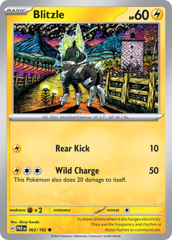 Pokemon Paradox Rift Blitzle - 62