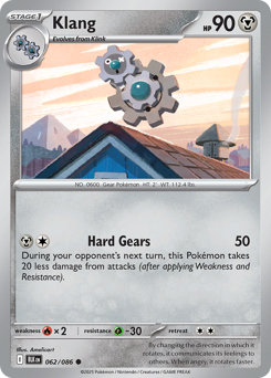 Pokemon Black Bolt Klang - 62