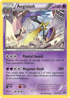 Pokemon BREAKpoint Aegislash - 62
