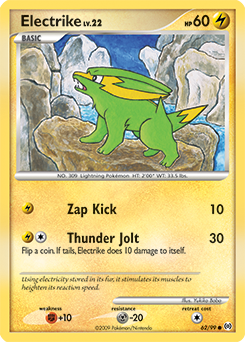 Pokemon Arceus Electrike - 62