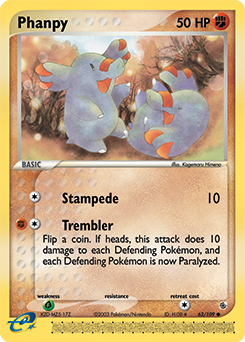 Pokemon Ruby & Sapphire Phanpy - 62