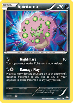 Pokemon Steam Siege Spiritomb - 62