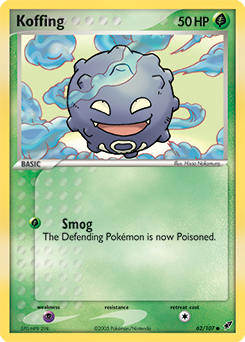 Pokemon Deoxys Koffing - 62