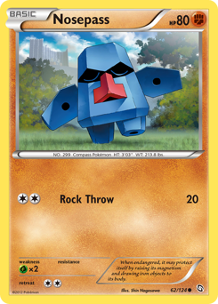 Pokemon Dragons Exalted Nosepass - 62