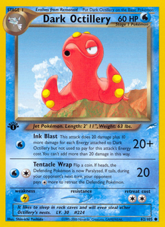 Pokemon Neo Destiny Dark Octillery - 62