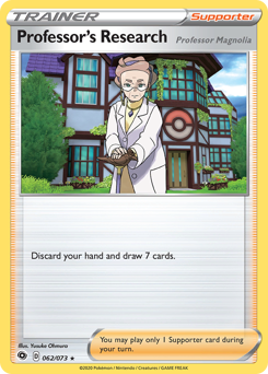 Pokemon Champion's Path Professor's Research (Professor Magnolia) - 62