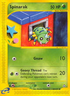 Pokemon Aquapolis Spinarak - 62