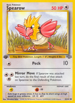 Pokemon Jungle Spearow - 62