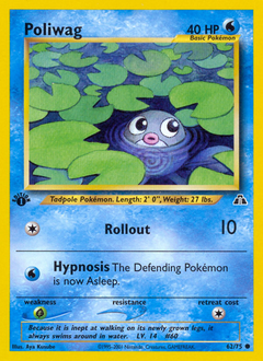Pokemon Neo Discovery Poliwag - 62
