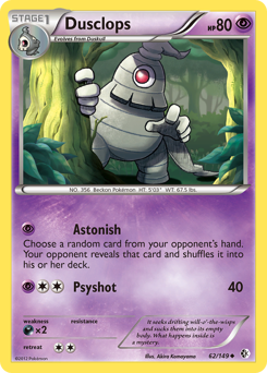 Pokemon Boundaries Crossed Dusclops - 62