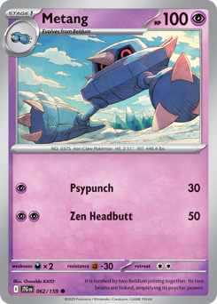 Pokemon Journey Together Metang - 62
