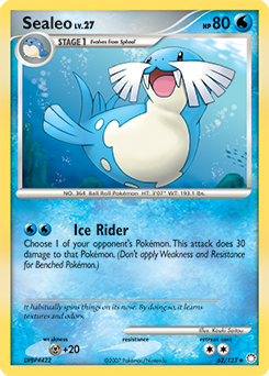 Pokemon Mysterious Treasures Sealeo - 62