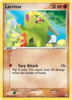 Pokemon Team Rocket Returns Larvitar - 62