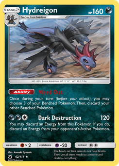 Pokemon Crimson Invasion Hydreigon - 62