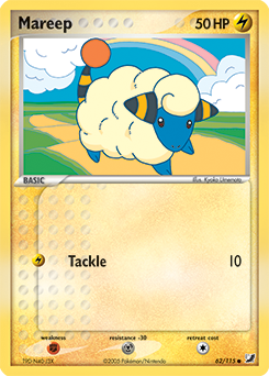 Pokemon Unseen Forces Mareep - 62