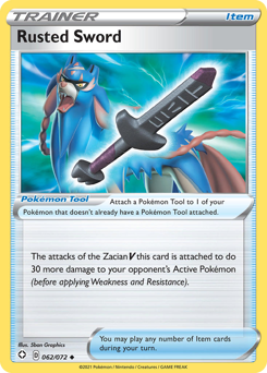 Pokemon Shining Fates Rusted Sword - 62