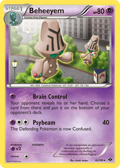 Pokemon Next Destinies Beheeyem - 62