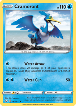 Pokemon Sword & Shield Cramorant - 62