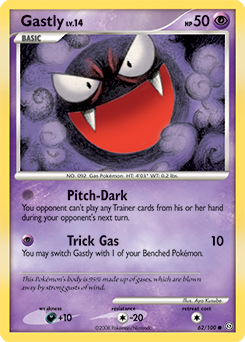 Pokemon Stormfront Gastly - 62