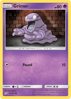 Pokemon Team Up Grimer - 62