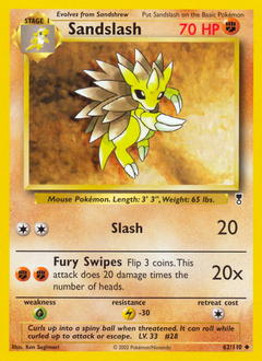 Pokemon Legendary Collection Sandslash - 62
