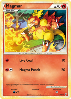 Pokemon Call of Legends Magmar - 62