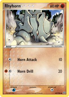 Pokemon Emerald Rhyhorn - 62