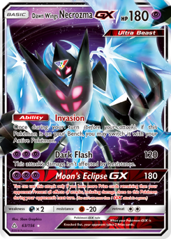 Pokemon Ultra Prism Dawn Wings Necrozma-GX - 63