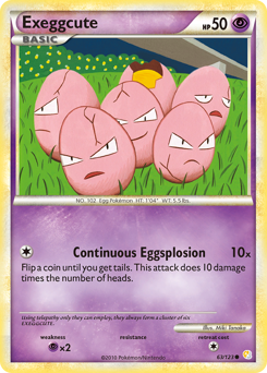 Pokemon HeartGold & SoulSilver Exeggcute - 63