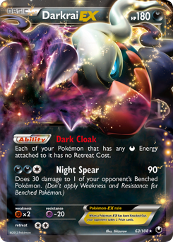 Pokemon Dark Explorers Darkrai-EX - 63