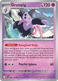 Pokemon Mega Evolution Grumpig - 63