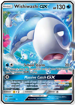 Pokemon Cosmic Eclipse Wishiwashi-GX - 63