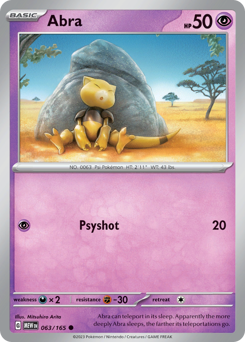 Pokemon 151 Abra - 63