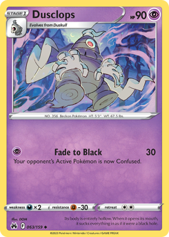 Pokemon Crown Zenith Dusclops - 63