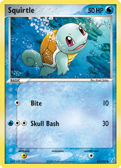 Pokemon Crystal Guardians Squirtle - 63