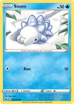 Pokemon Sword & Shield Snom - 63