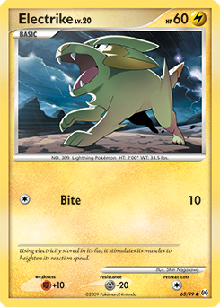 Pokemon Arceus Electrike - 63