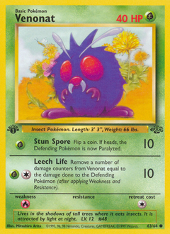 Pokemon Jungle Venonat - 63