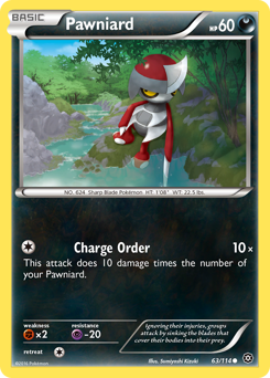 Pokemon Steam Siege Pawniard - 63