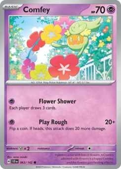 Pokemon Stellar Crown Comfey - 63
