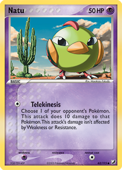 Pokemon Unseen Forces Natu - 63