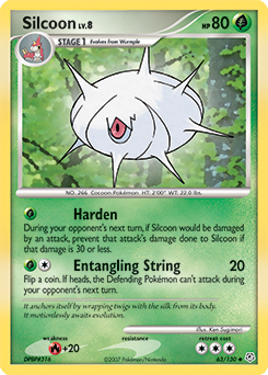 Pokemon Diamond & Pearl Silcoon - 63