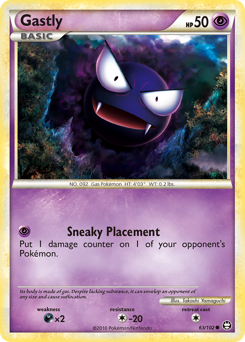 Pokemon HS—Triumphant Gastly - 63