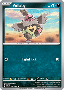 Pokemon White Flare Vullaby - 63