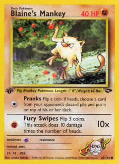 Pokemon Gym Challenge Blaine's Mankey - 63