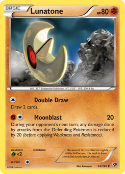 Pokemon XY Lunatone - 63