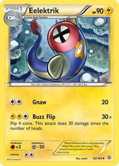 Pokemon Primal Clash Eelektrik - 63